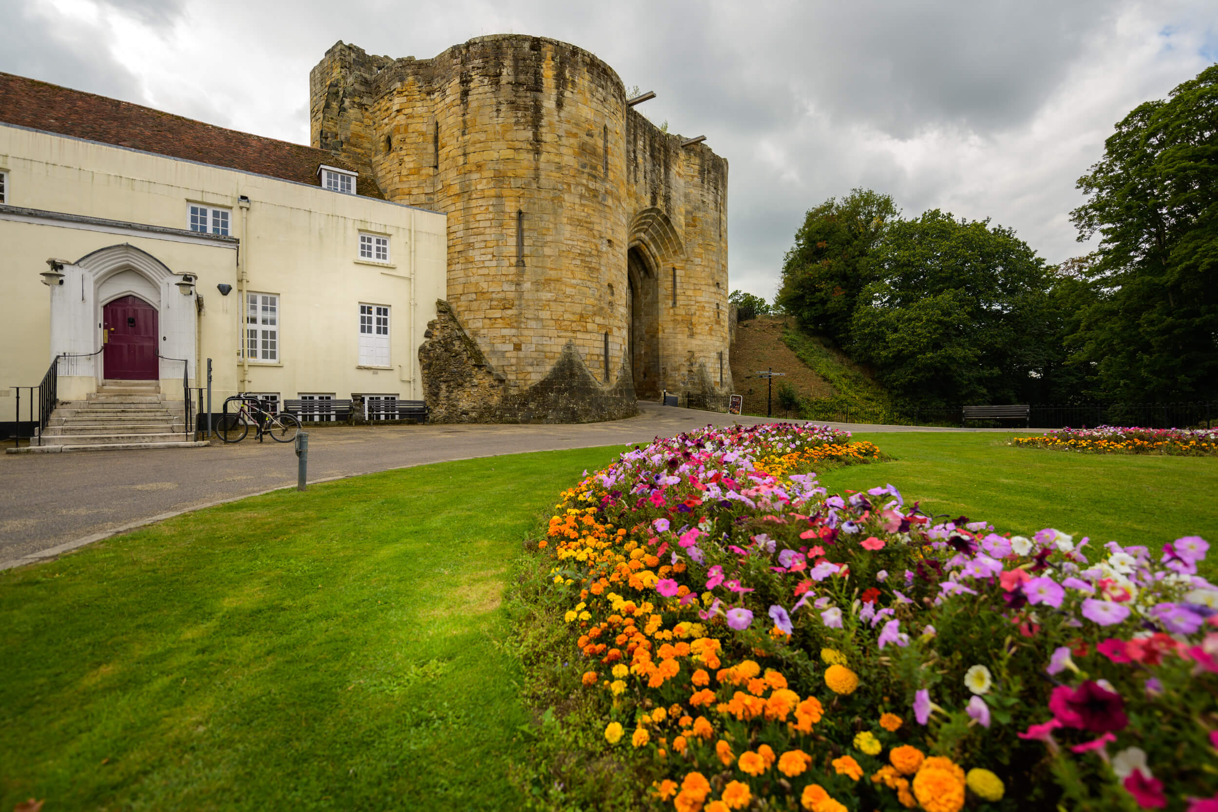 Castle archway Tonbridge, Kent